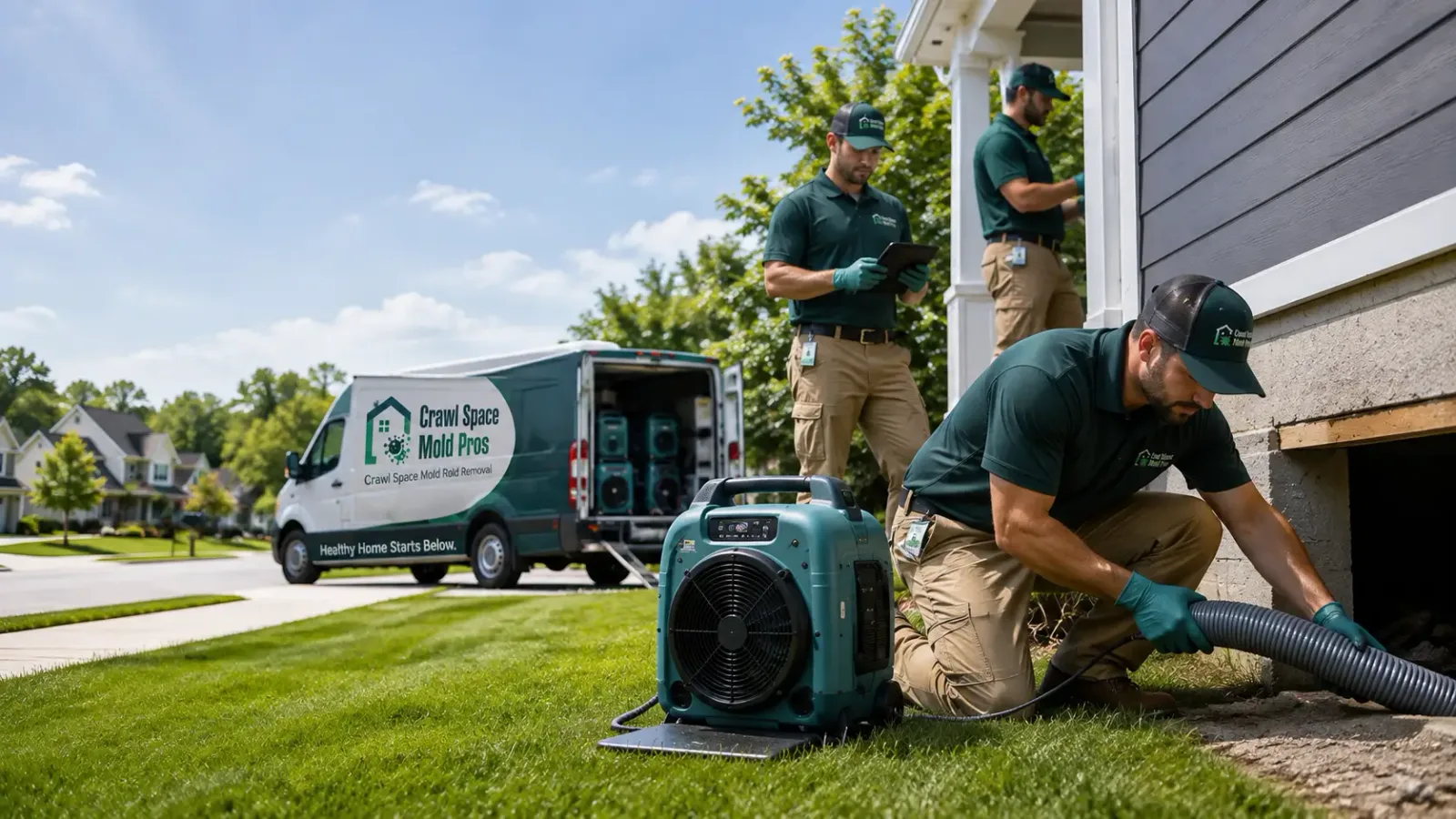 Crawl Space Mold Removal in Alta, IA